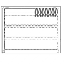 TBB 151137 GRILLE ASM HEX /PERFORATED SCREEN MVPEF