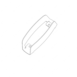 TBB 151197 SHIELD-MARKER LIGHT, BLACK