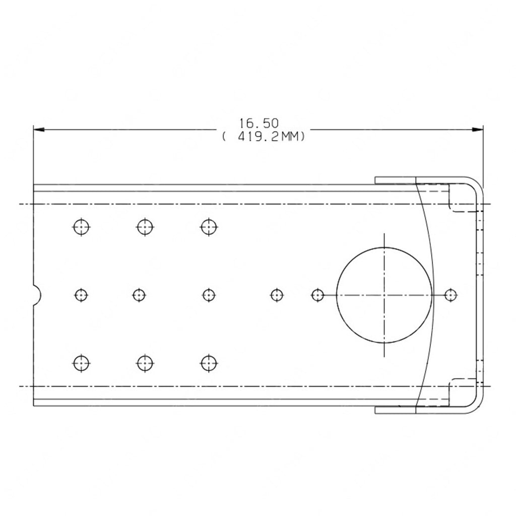 TBB 151385 CROSS-MBR ASSEMBLY AIRLINER RR SUSP SGL
