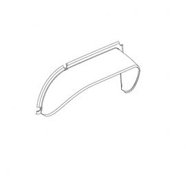 TBB 152219 VISOR, WARNING LIGHT, REAR LEFT