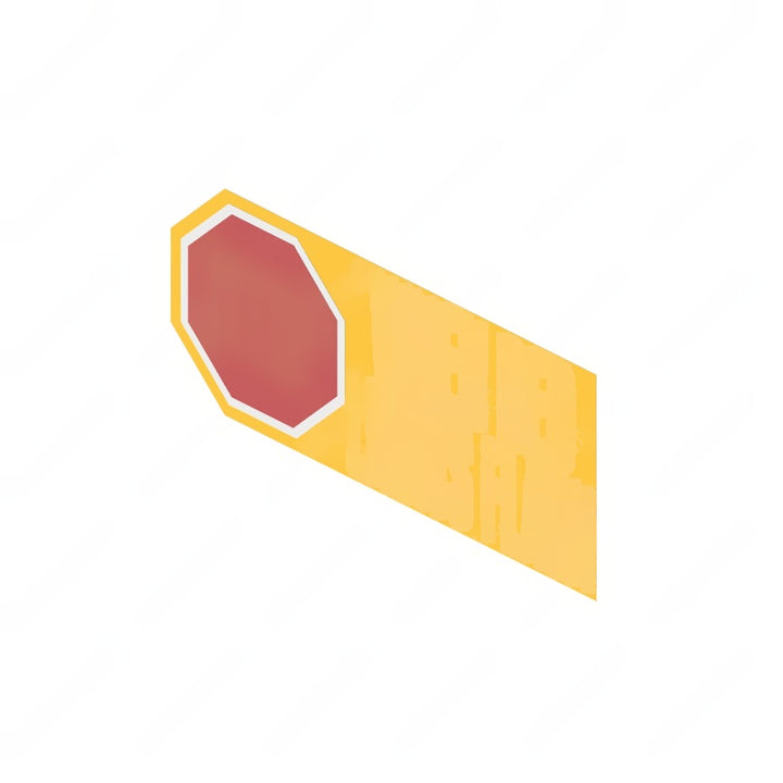 TBB 153072 LABEL-STOP WHEN RED LIGHTS FLASH, KY