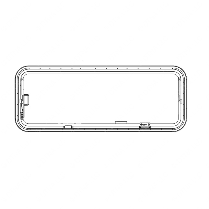 TBB 154518 WINDOW PO CLR TEMP W/O VAND REAR