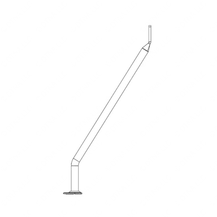 TBB 155532 REAR PEDISTAL BRACE ASM, MANUAL DR CNTRL