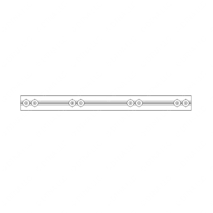 TBB 155889 EXTRUSION, ALUMINUM FORWARD DOOR LEAF,