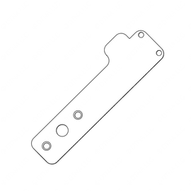 TBB 156388 MOUNTING PLATE, VANDALOCK, ALUMINUM O/O