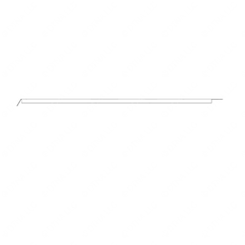 TBB 156520 DOOR TRIM, LEFT SIDE, TOPLESS LUGGAGE B
