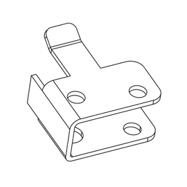 TBB 159100 STRIKER, VANDALOCK, ALUMINUM FRONT DR,