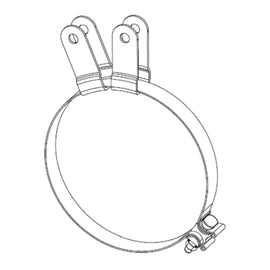 TBB 159208 BAND CLAMP-DPF, 245 DIAMETER