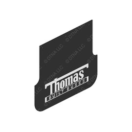 TBB 159848 MUD FLAP,REAR,19.5WD X 22.5 HIGH,W/ LOGO