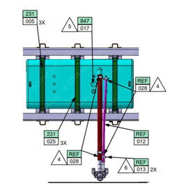 TBB 159860 SENDER-100 GAL. 22", ELEC. FUEL LEVEL