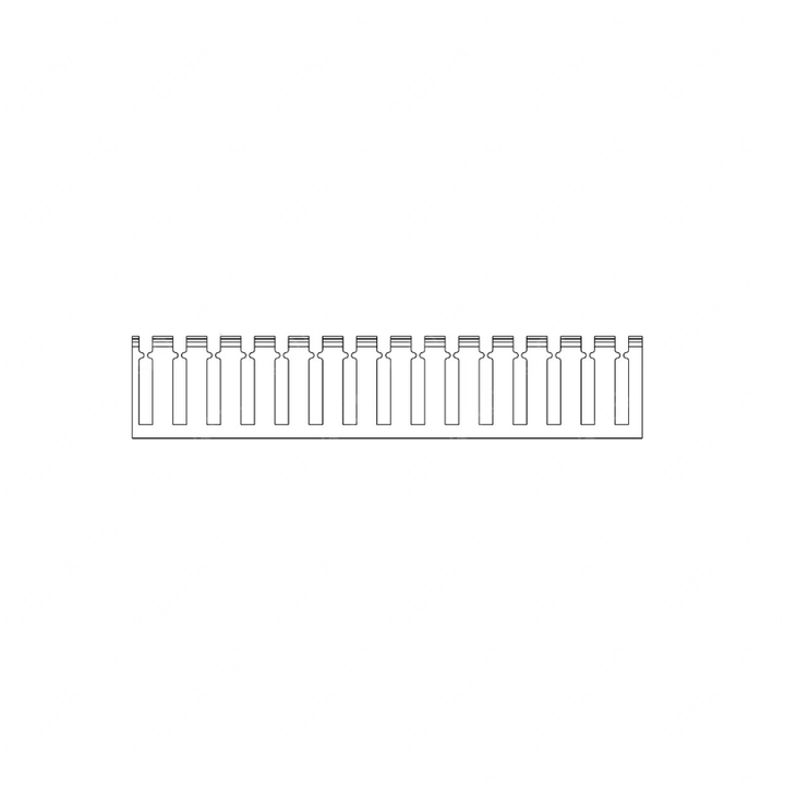 TBB 160569 WIRE DUCT, SLOTTED WALL, 2IN. X 3IN. PVC