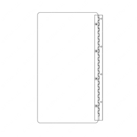TBB 160792 DOOR ASSEMBLY, DEF TANK FILL, HDX