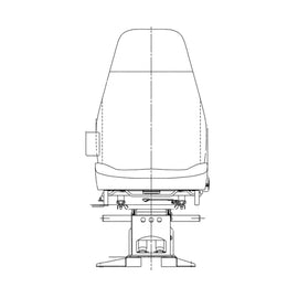 TBB 161971 DRIVER SEAT-NATIONAL AIR PED RS&LS