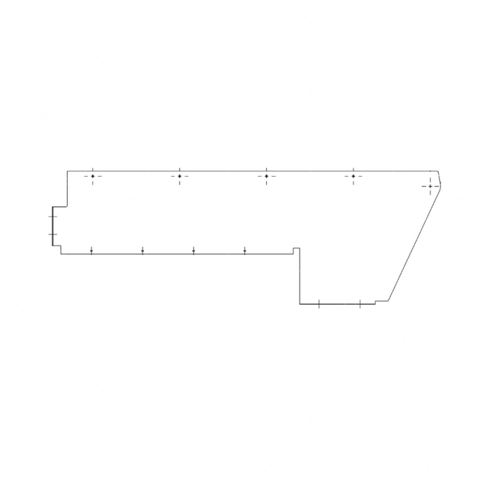 TBB 162023 MODESTY PANEL, 39IN RS, HDX/EF
