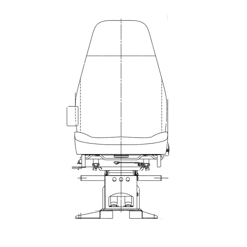 TBB 162105 DRIVERS SEAT NATIONAL NS2000 AIR PED