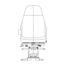 TBB 162105 DRIVERS SEAT NATIONAL NS2000 AIR PED