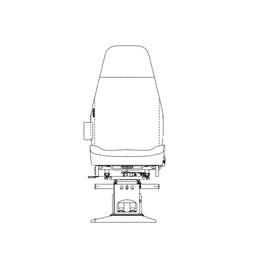 TBB 162118 SEAT DVR LVL 1 NAT NS2000 AIR PEDESTAL
