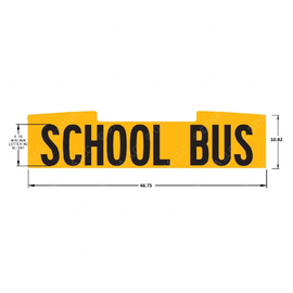 TBB 163228 LABEL SCHOOL BUS C2