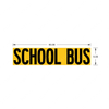 TBB 163238 LABEL, SCHOOL BUS, 9 X 40, RYL