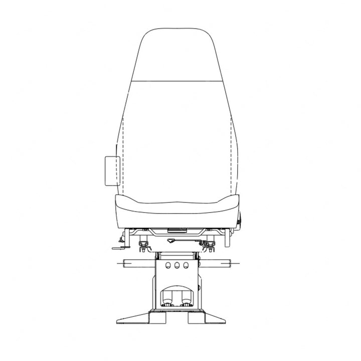TBB 163543 SEAT DVRS AIRPED W/2SHOCKS C2 NAT
