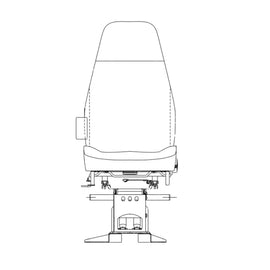 TBB 163801 SEAT DRIVER NATIONAL NS2000 AIR PED W/2