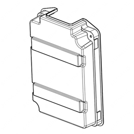 TBB 163820 PC BOARD COVER, THUMB NUT ATTACHED