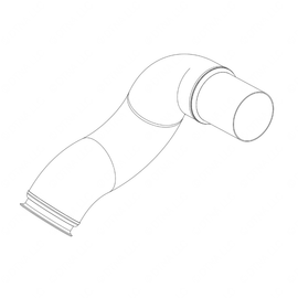 TBB 163860 PIPE-EXHAUST, DPF IN, ISB/ISC