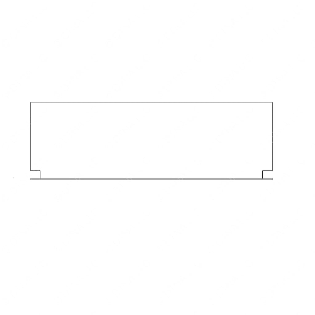 TBB 163893 TRIM, END, BODY, REAR BUMPER