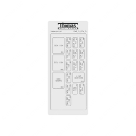 TBB 164297 LABEL, ELEC. PDM, CHAS, HDX, D