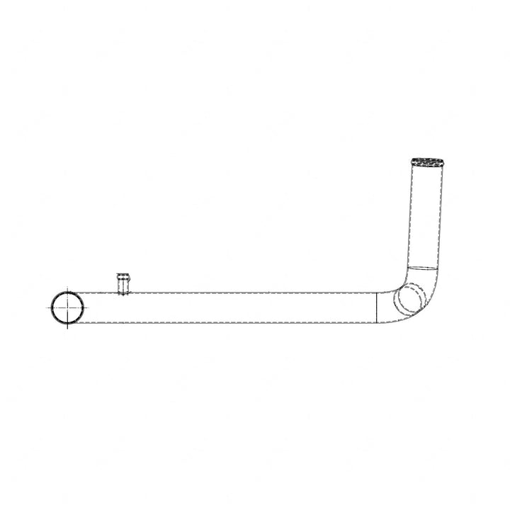 TBB 164428 PIPE-RAD,LWR,FROM COOLER,SST