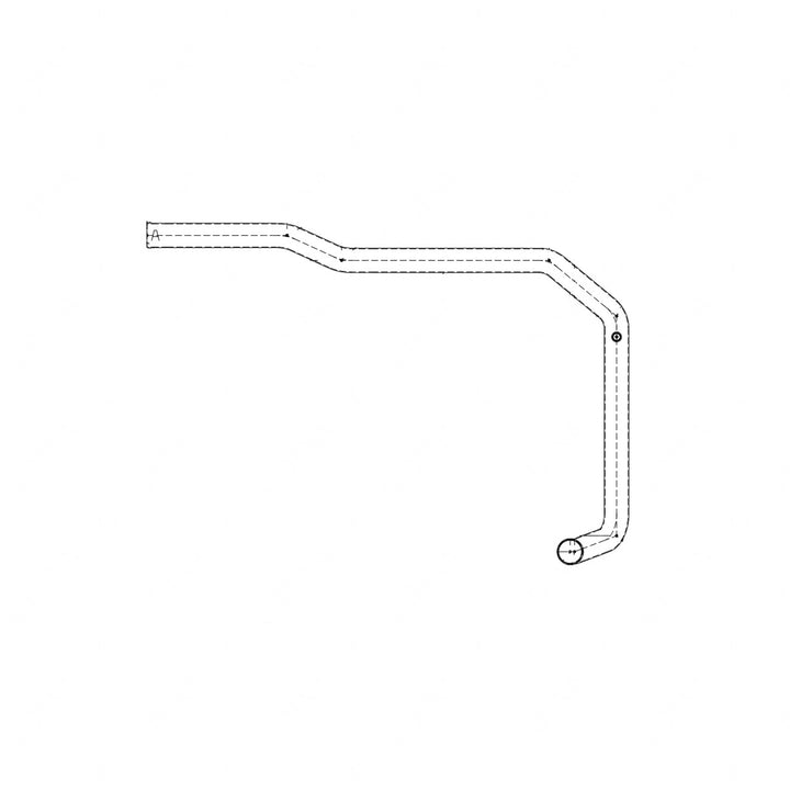 TBB 164431 PIPE-LOWER RAD,TO ENG