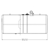 TBB 164670 FUEL TANK-60 GALLON,BTR,LH FILL