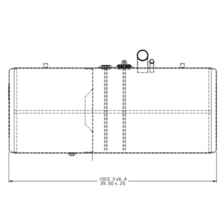 TBB 164671 FUEL TANK-60 GALLON,BTR,RH FILL