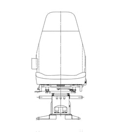 TBB 164696 SEAT LEVEL 1, DRIVER, NATIONAL NS2000,