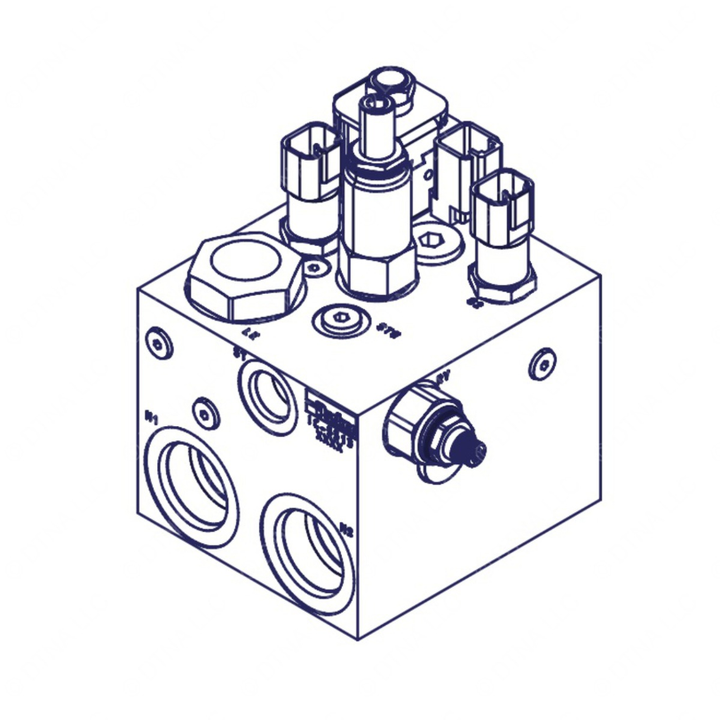 TBB 164857 MANIFOLD CONTROL HYD HDX ISB