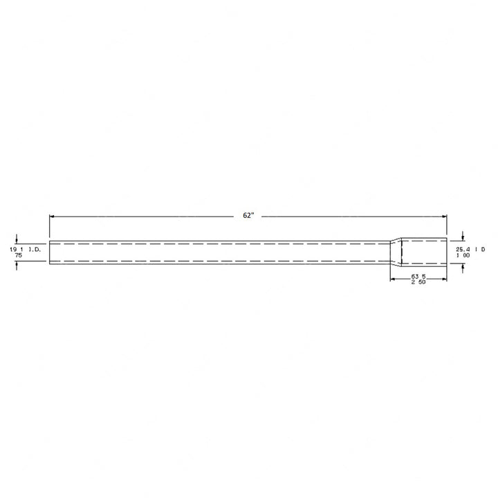 TBB 165251 SHUNT LINE RUBBER 62IN