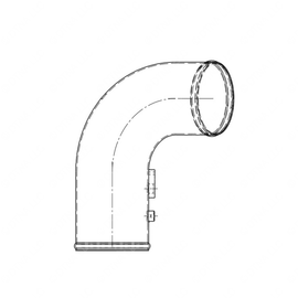 TBB 165444 ASSY-PIPE,AIR INT,ISB,HDX,2010