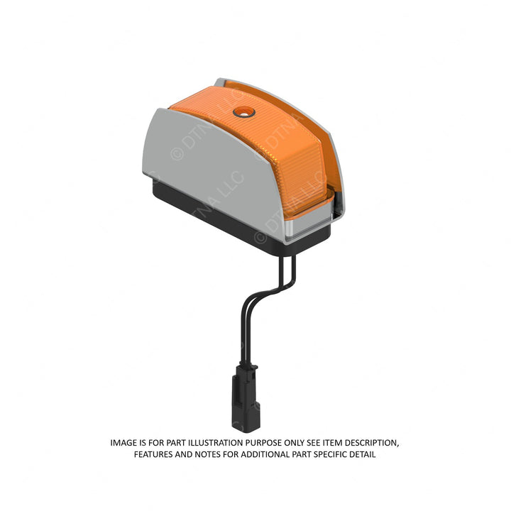 TBB 166603 MARKER LIGHT ASSY, SEALED AMBER, 5 DIOD