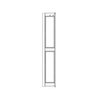 TBB 167341 DOOR LEAF WITH GLASS TEMP AFT AG2 ENT DR