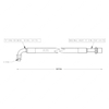 TBB 167498 REFRIGERANT HOSE,  8, 3/4 STGHT FEM TO