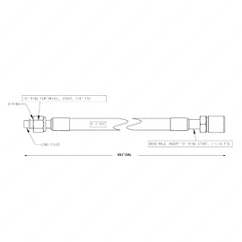TBB 167506 REFRIGERANT HOSE,  12, 1-1/16 STGHT BUL