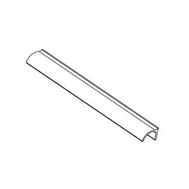 TBB 167625 FENDERETTE, RUBBER, L-PROFILE, EF