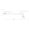 TBB 167796 REFRIGERANT HOSE,  12, 1-1/16 90 BKHD T