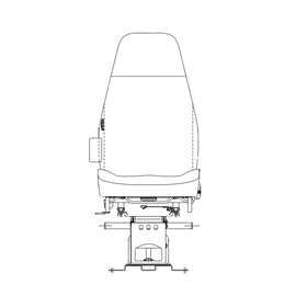 TBB 167866 DRIVERS SEAT, MECHANICAL PEDESTAL, 42 O