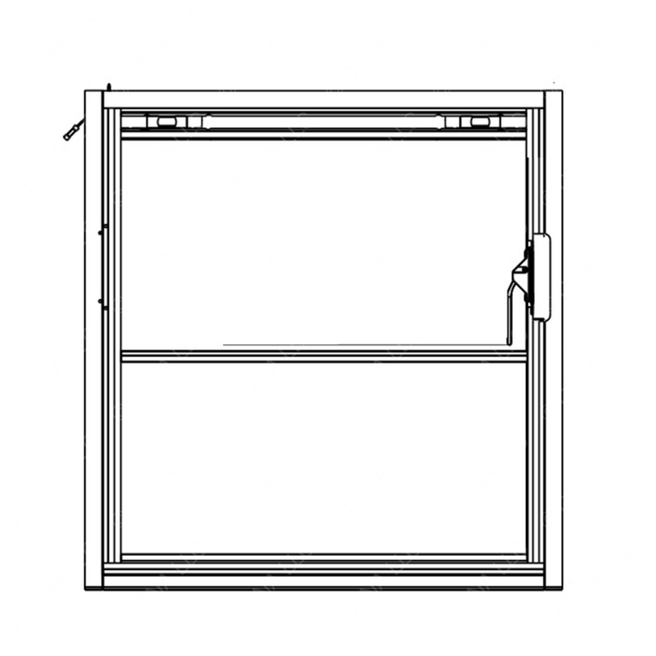 TBB 168025 WDO ASM, VERT P/O, TEMP, TINT, NO STOP,