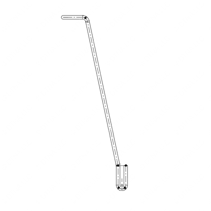 TBB 169027 WHEELHOUSE EXTENSION BRACE, HDX AND MVP