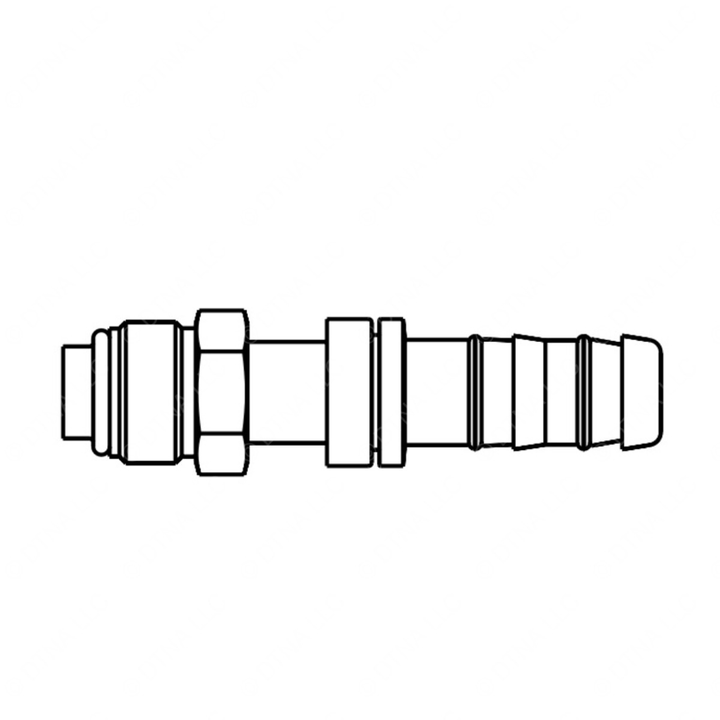 TBB 169089 A/C HOSE FITTING, FLEX CLIK, STRAIGHT 5