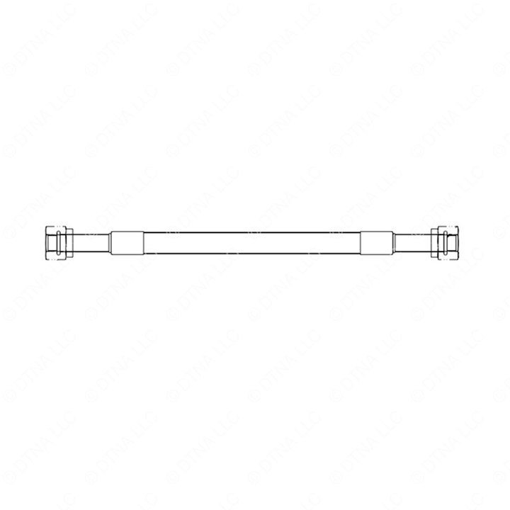 TBB 169525 HOSE REFRIG  12 1 1/16 STGHT FEM