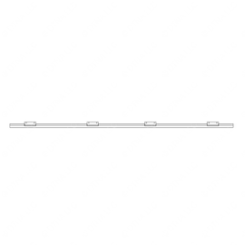 TBB 169735 HINGE ASM, AFT/FWD LEAF, EFX