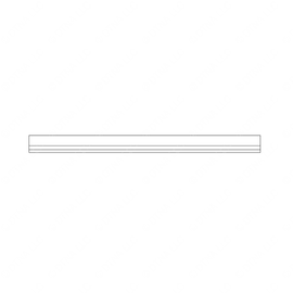 TBB 170372 FLOOR RAIL, 341T, REAR W/LEFT SIDE BTR